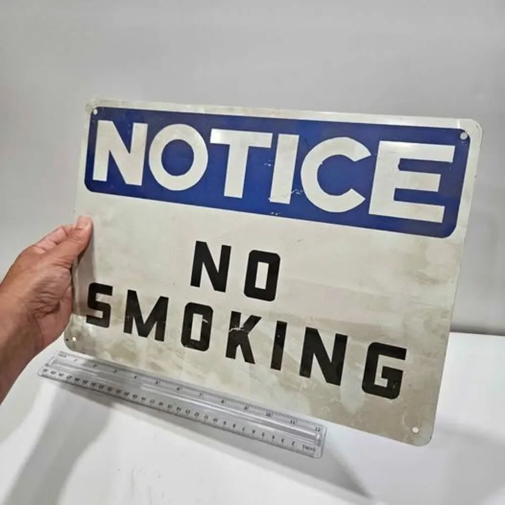Notice No Smoking Sign